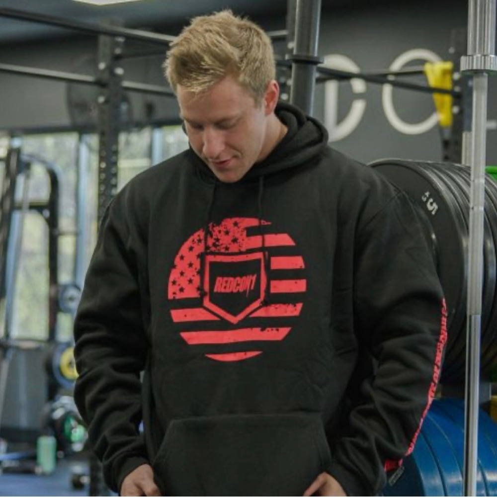 Redcon1 Collectors Limited Edition Hoodie Sweatshirt XL Black Red